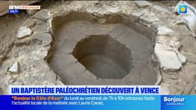 Un baptistère paléochrétien découvert à Vence