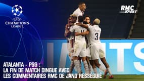 Atalanta - PSG : La fin de match dingue avec les commentaires RMC de Jano Rességuié