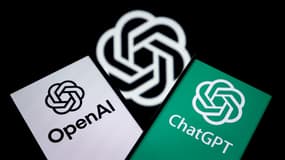 Les logos d'OpenAI et de ChatGPT.