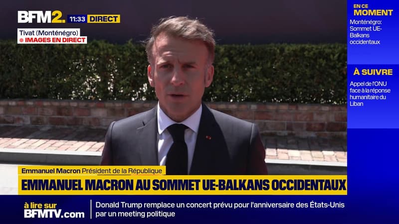 La lettre de Volodymyr Zelensky à Vladimir Poutine est "une bonne initiative", salue Emmanuel Macron