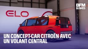  Un concept-car Citroën avec un volant central 