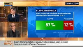 Commémoration du 11 novembre: "Le résultat du sondage Elabe-BFMTV ne me surprend pas", Nicolas Offenstadt