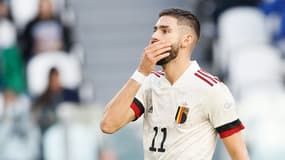 Yannick Carrasco après le Final 4 de la Ligue des nations
