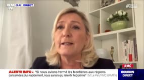 Marine Le Pen estime que le déconfinement régional pose "un certain nombre de problèmes"
