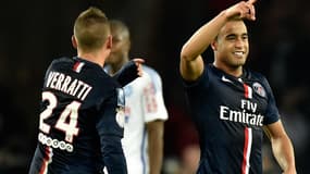 Marco Verratti et Lucas ont brillé face à l'OM