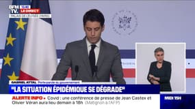 Gabriel Attal: "Il a été décidé que des mesures supplémentaires seraient prises dans un certain nombres de territoires"