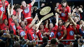 Les Toulonnais après leur victoire