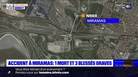 Un mort et trois blessés graves après un accident entre Istres et Miramas sur la N569