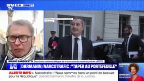 "Il y a tout un travail qui doit être fait sur le blanchiment", estime Bruno Bartocetti (UN1TE) après la prise de parole de Gérald Darmanin à Marseille 