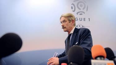 Frédéric Thiriez, le président de la LFP, n'a pas voulu donner d'objectif chiffré