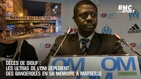 Décès de Diouf : Les ultras de l'OM déploient des banderoles en sa mémoire à Marseille