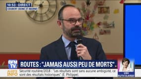 Édouard Philippe sur les 80 km/h: "Ne baissons pas la garde" 