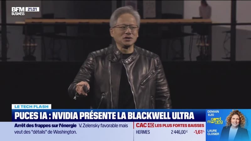 Le Tech Flash : Puces AI, Nvidia présente la Blackwell Ultra par Léa Benaim - 18/03