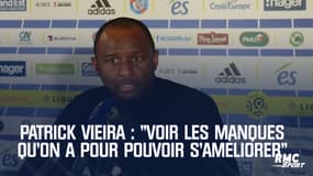 Vieira : "Voir les manques qu'on a pour pouvoir s'améliorer"