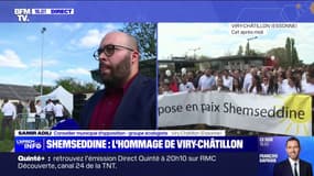 Marche blanche à la mémoire de Shemseddine: "Si on avait eu plus de moyens, ce drame aurait pu être évité" affirme Samir Adili, conseilleur municipal d'opposition à Viry-Châtillon