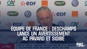 Équipe de France : Deschamps lance un avertissement à Pavard et Sidibé