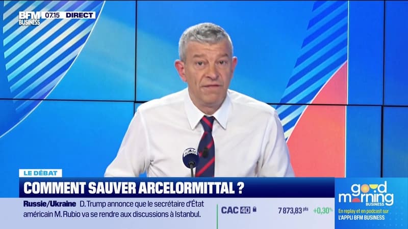 Nicolas Doze face à Jean-Marc Daniel : Comment sauver ArcelorMittal ? - 14/05
