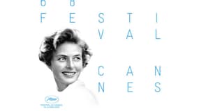 Ingrid Bergman, qui figure sur l'affiche de la 68e édition du Festival de Cannes avait présidé son jury en 1973. - Festival de Cannes.