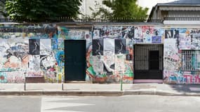 La façade extérieure de la maison de Serge Gainsbourg à Paris