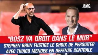 Ligue 1 : "Peter Bosz va droit dans le mur", estime Stephen Brun