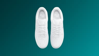 Foncez sur le site avant la rupture de stock de cette paire de Nike Air Force 1 blanche en promo