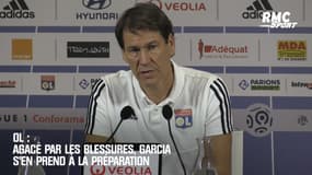 OL : Agacé par les blessures, Garcia s’en prend à la préparation des Gones