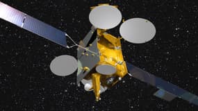 Ces satellites géostationnaires (orbite GEO), sont positionnés à 36.000 km au-dessus de la Terre.
