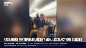 Passagers perturbateurs en avion: les sanctions vont être durcies