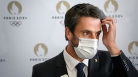 Le président du comité d'organisation des JO de Paris 2024, Tony Estanguet, le 21 juillet 2021 à Tokyo