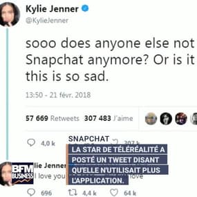 Quand Kylie Jenner fait perdre 1,3 milliard de dollars à Snapchat
