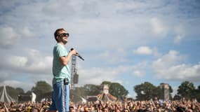 Le rappeur Vald à l'occasion du festival les Vieilles Charrues en 2019.