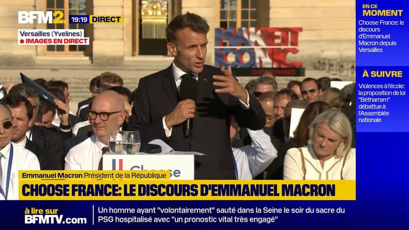 IA, robot: Emmanuel Macron veut "installer des capacités de calcul beaucoup plus importantes en France"