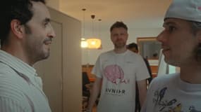 Jonathan Cohen, Skread et Orelsan dans le documentaire "F*CKIN' FRED Comme un léopard" sur Amazon Prime.