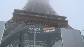 La Tour Eiffel fermée en ce jour de grève nationale