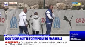 Igor Tudor va quitter l’Olympique de Marseille à l’issue de la saison.