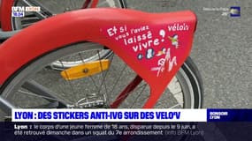 Lyon : des stickers anti-IVG sur des Velo'v