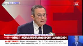 Bruno Retailleau: "On sera à au moins 5% de déficit [en 2024], c'est catastrophique"