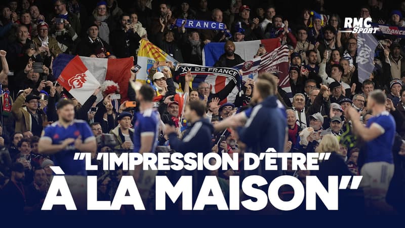 XV de France : "L'impression d'être à la maison", Serin et Neti soulignent le soutien des supporters à l'extérieur