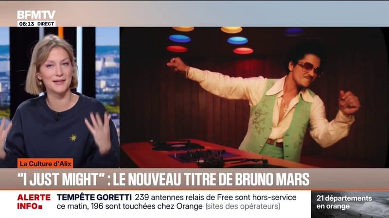 ÉDITO - Bruno Mars fait son retour avec "I Just Might", extrait de son nouvel album "The Romantic"