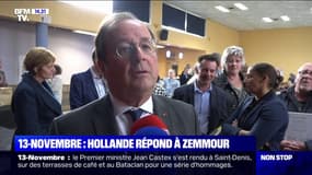 "Les polémiques n'ont qu'un seul but : éviter que nous soyons unis face à ce drame": François Hollande répond à Éric Zemmour sur les attentats du 13-Novembre
