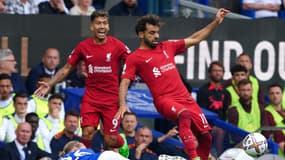Roberto Firmino et Mohamed Salah