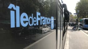Un bus sur le réseau Île-de-France Mobilités
