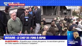 "Une guerre au 21e siècle est une absurdité": le secrétaire général de l'ONU s'exprime face aux ruines à Borodyanka