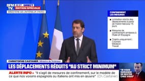 Christophe Castaner: "Chacun a les moyens de participer au combat, il suffit de rester chez soi"