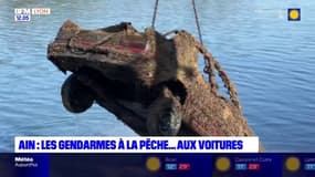 Ain: les gendarmes à la pêche aux voitures