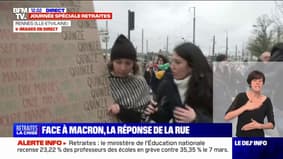 Retraites: à Rennes, les manifestants défilent dans le calme 