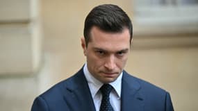 Jordan Bardella, président du RN, le 16 décembre 2024 à Matignon 