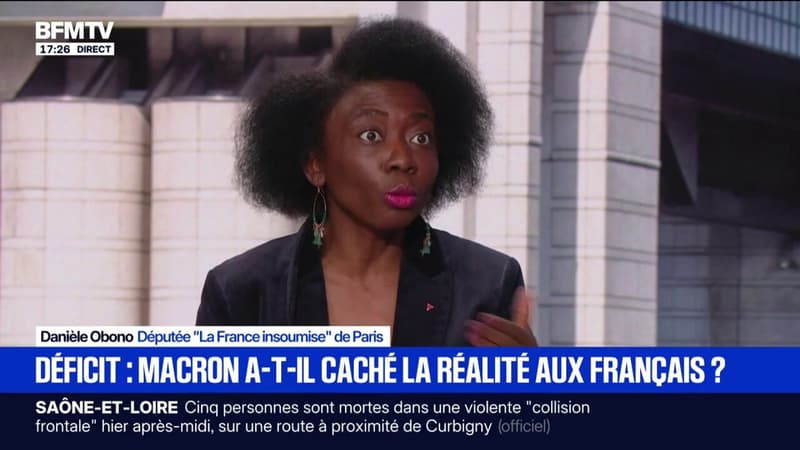Déficit: "Nous avons pointé sur le manque de lisibilité et de sincérité", explique Danièle Obono, députée LFI