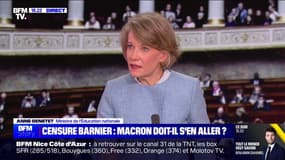 Anne Genetet, au sujet de l'opposition: "Ce n'est pas à eux de fixer le calendrier de la prochaine" présidentielle