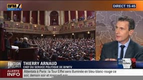 Attaques à Paris: François Hollande va se poser en rassembleur lors du Congrès à Versailles
